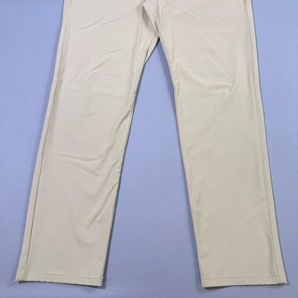 Tommy Bahama Boracay Performance Pants Mens 34x32 Tan Stretch Beach Golf Wicking
